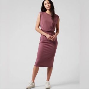 Athleta SANTORINI CINCH DRESS in Tawny Rose